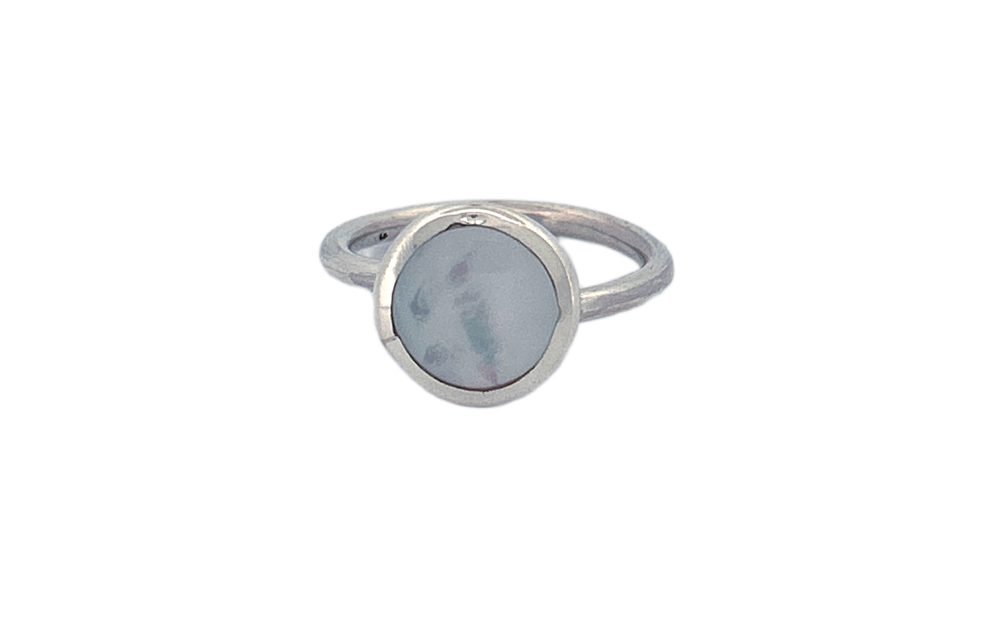 Sterling Silver Gemstone Rings – Mother of Pearl & Abalone Shell
