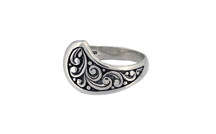 Handcrafted Ornate Silver Ring