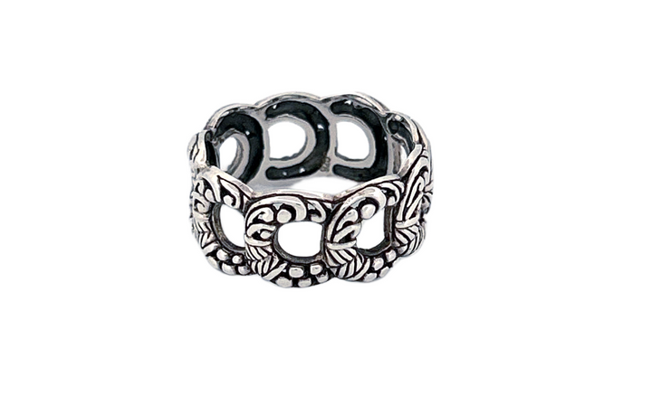 Sterling Silver Openwork Band Ring