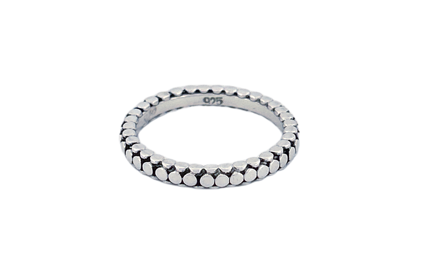 Everyday Wear Minimalist Handcrafted Sterling Silver Band Ring- R83