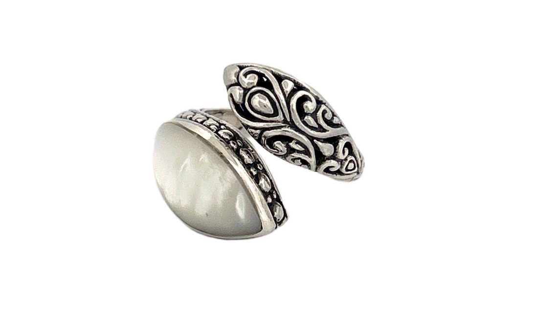 Mother of Pearl Bypass Ring