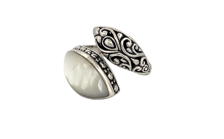 Mother of Pearl Bypass Ring