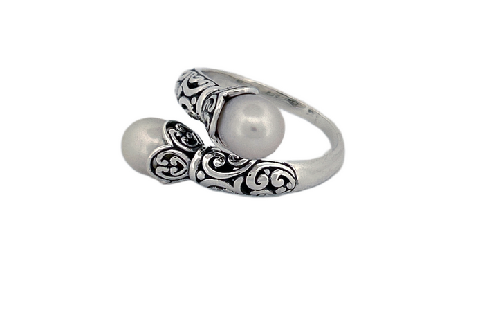 Fresh Water Pearl Ring| Handmade Sterling Silver Ring-R82