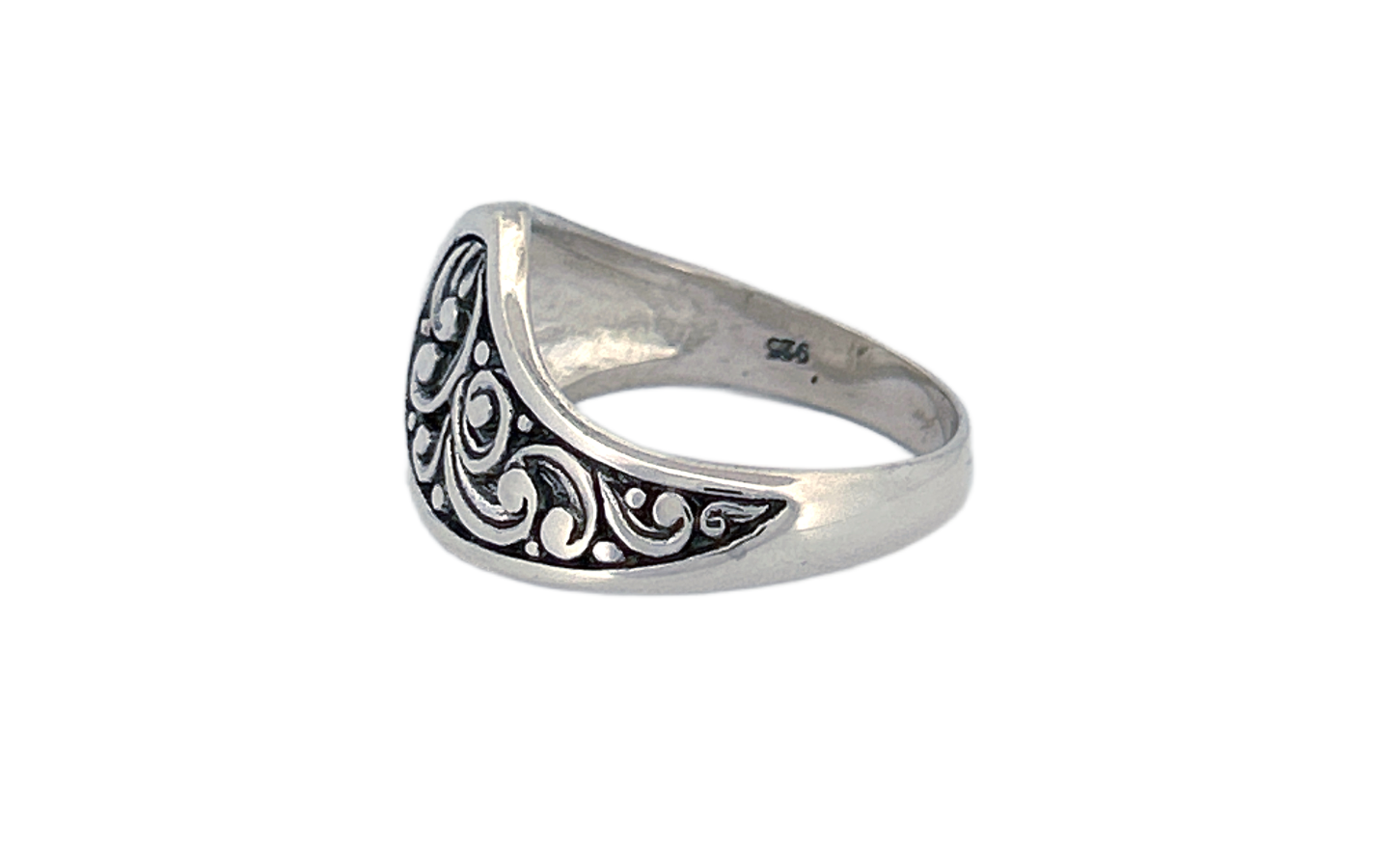 Handcrafted Ornate Silver Ring
