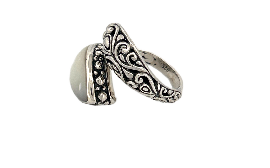 Mother of Pearl Bypass Ring