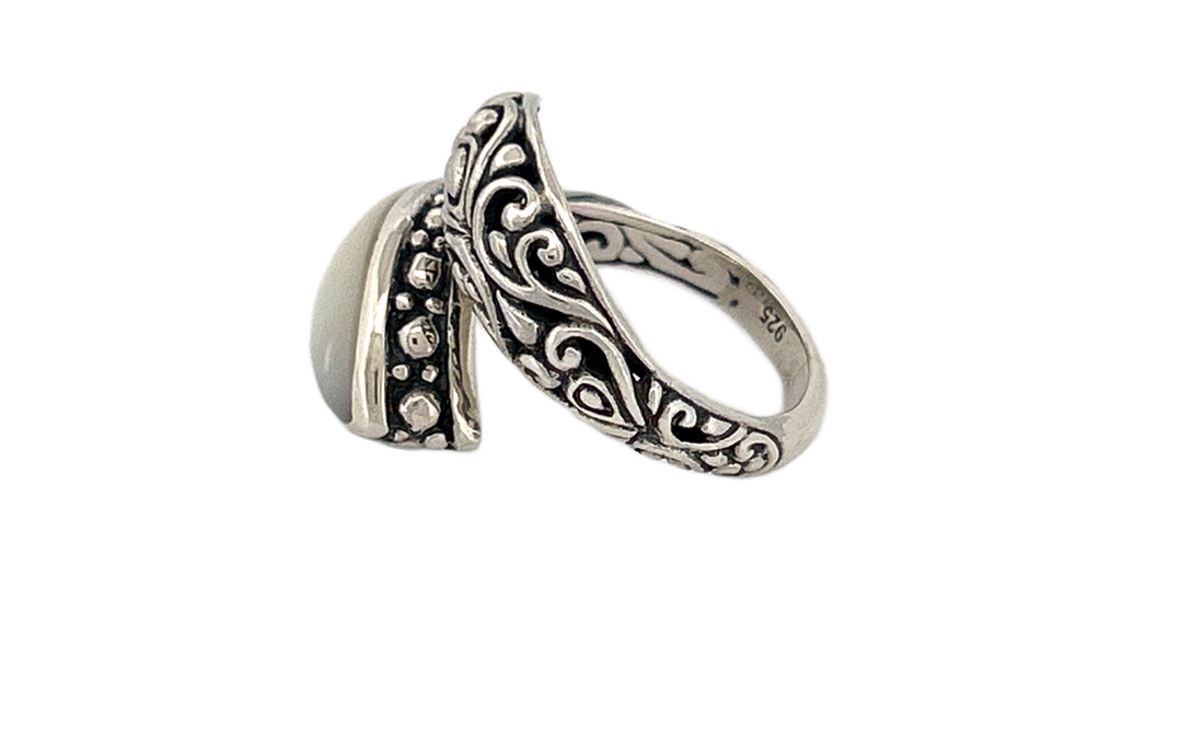Mother of Pearl Bypass Ring