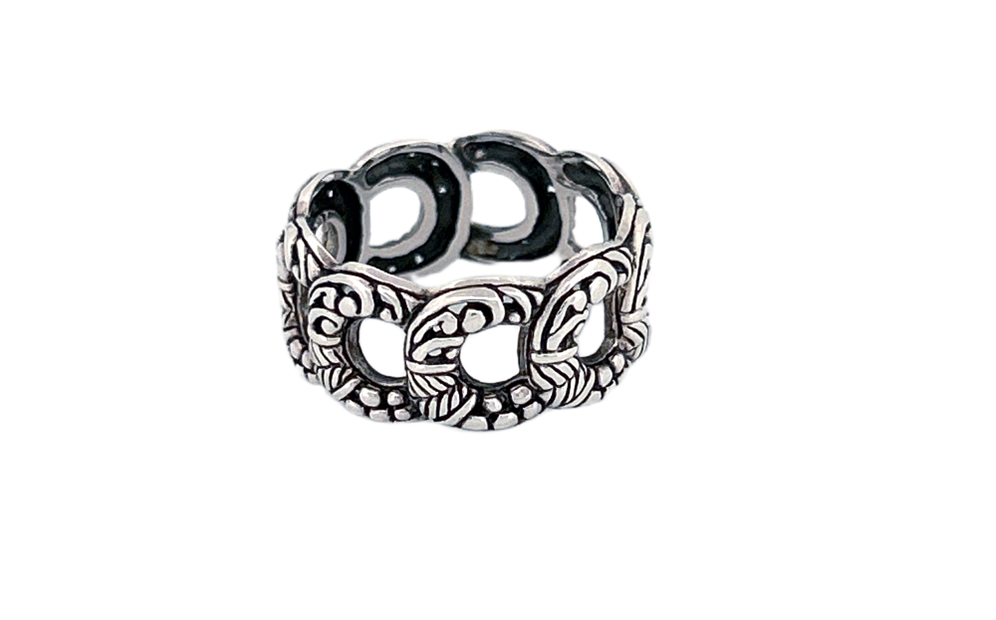 Sterling Silver Openwork Band Ring