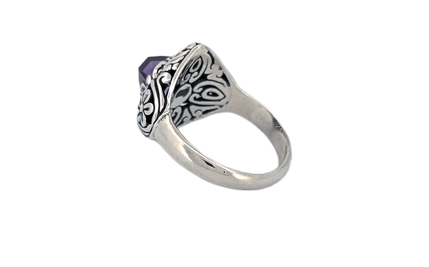 Natural Amethyst Handmade 925 Sterling Silver Ring | Genuine February Birthstone Gemstone Ring | Artisan Silver Jewelry | Gift for Her- R88