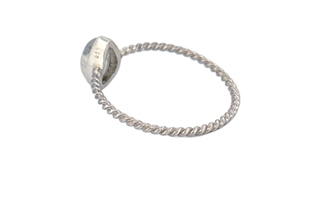 Pear‑Cut Moonstone Ring