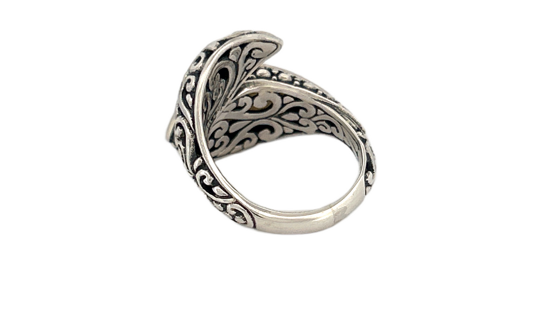 Mother of Pearl Bypass Ring