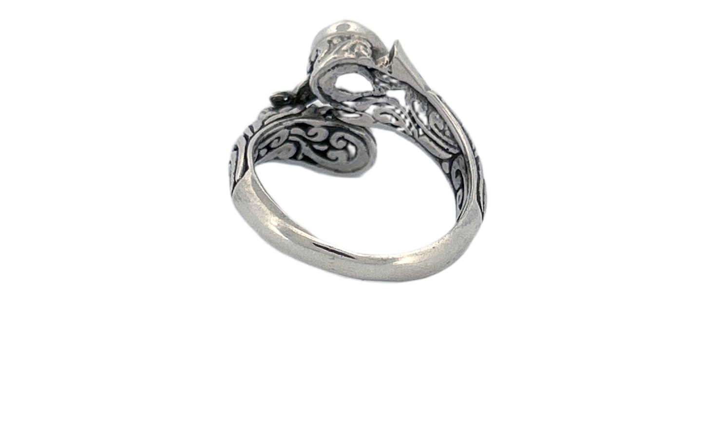 Natural Blue Topaz Butterfly Ring in 925 Sterling Silver-R43