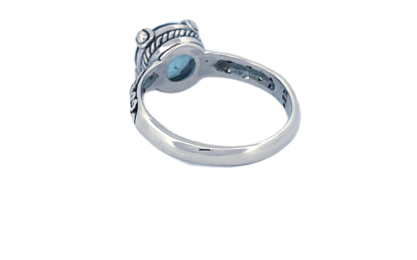 Sterling Silver Gemstone Ring – Amethyst or Blue Topaz