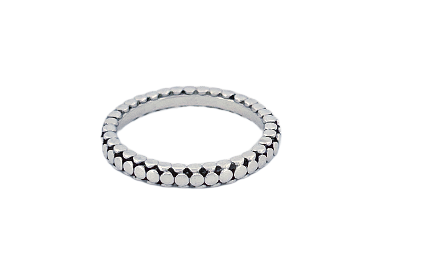 Everyday Wear Minimalist Handcrafted Sterling Silver Band Ring- R83
