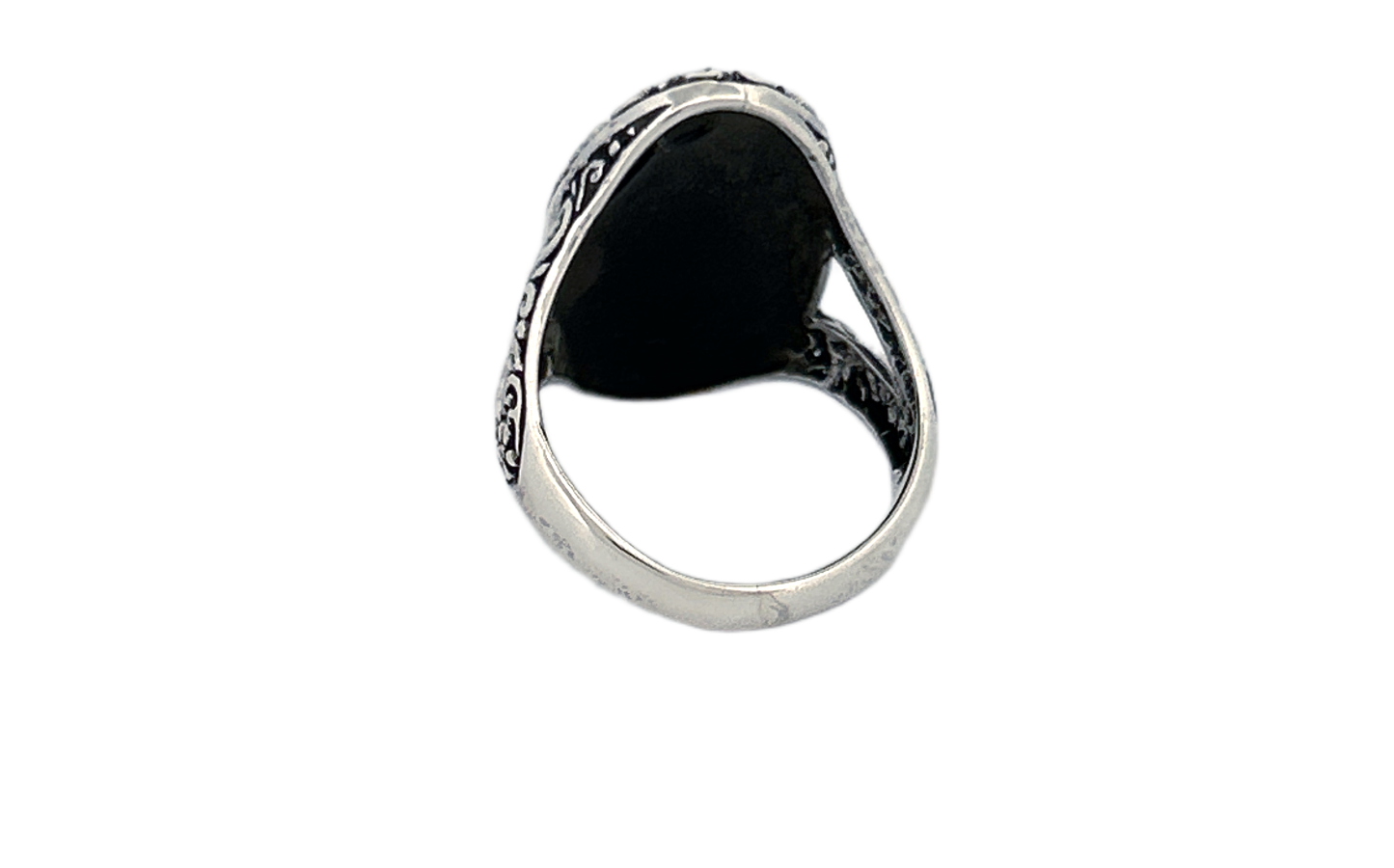 Natural Abalone Shell Handmade Sterling Silver Ring- R85