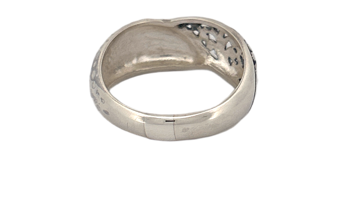 Handcrafted 925 Sterling Silver Hammered & Oxidized Artisan Ring – Unisex Statement Jewelry