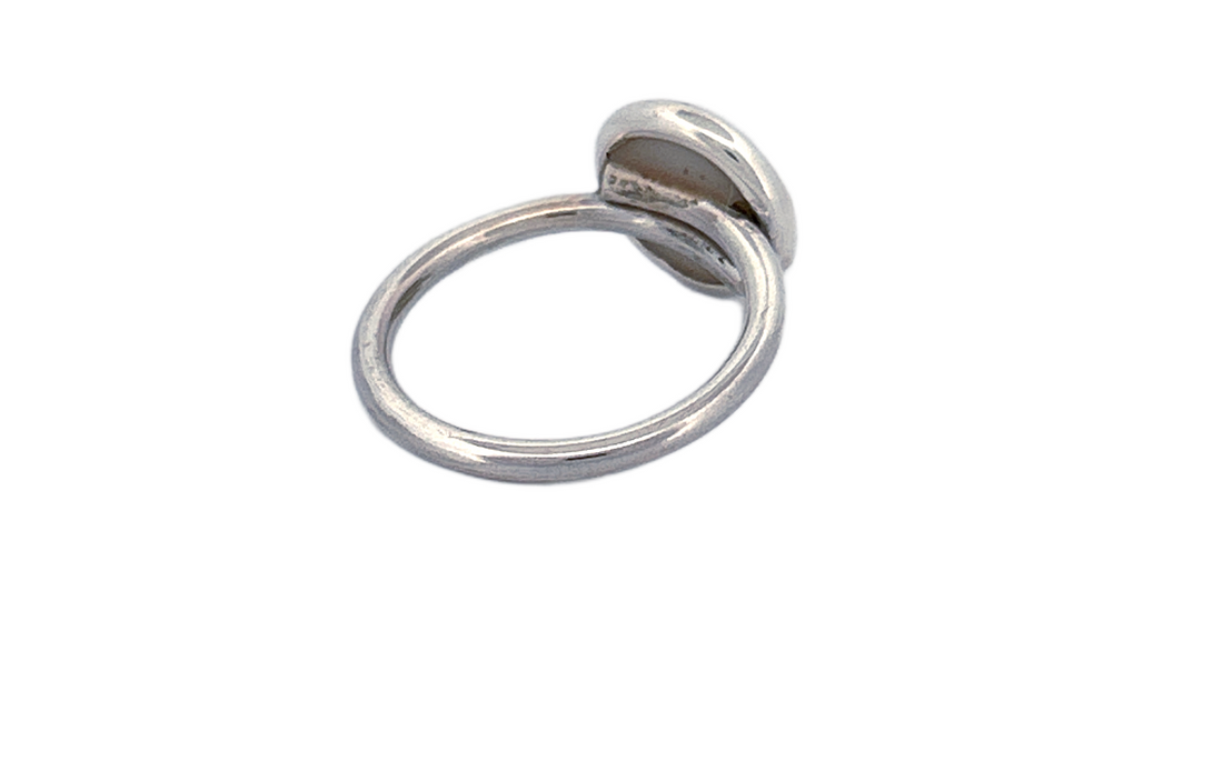 Sterling Silver Gemstone Rings – Mother of Pearl & Abalone Shell