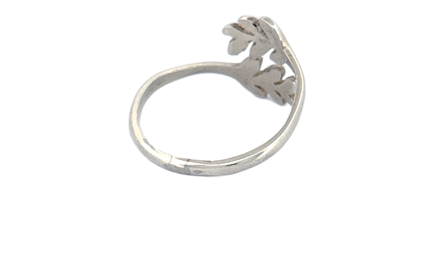 Sterling Silver Leaf Ring — Handcrafted Nature‑Inspired Design