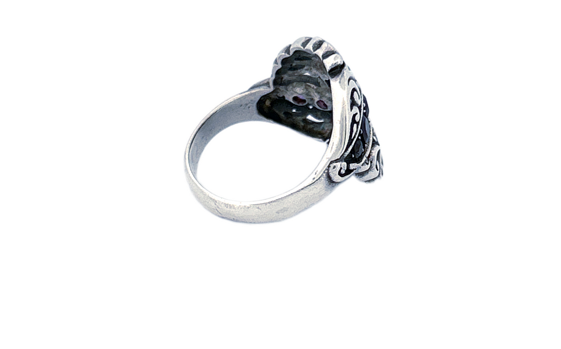 Amethyst Filigree Ring