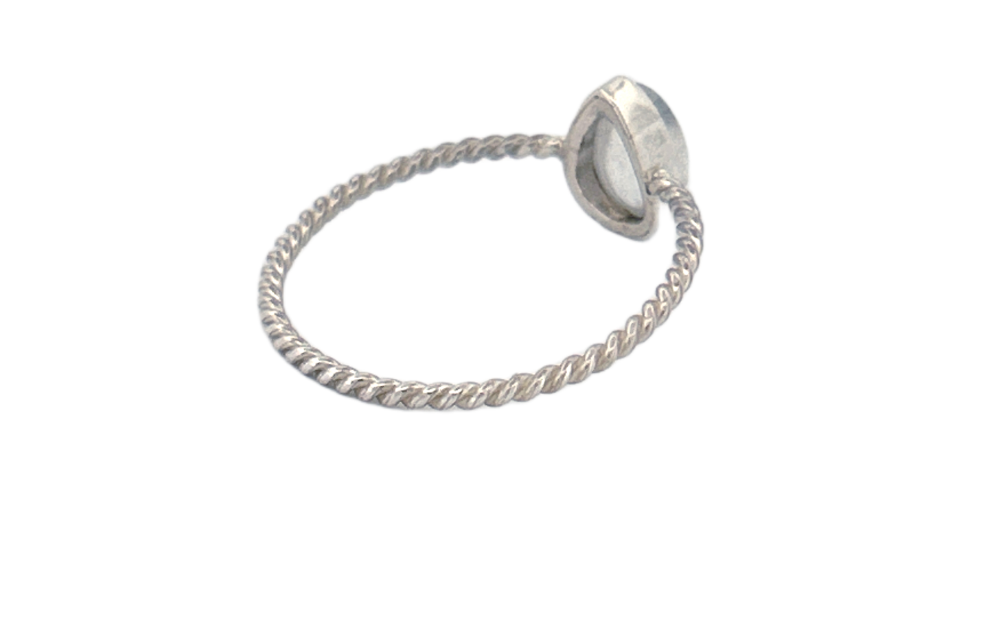 Pear‑Cut Moonstone Ring