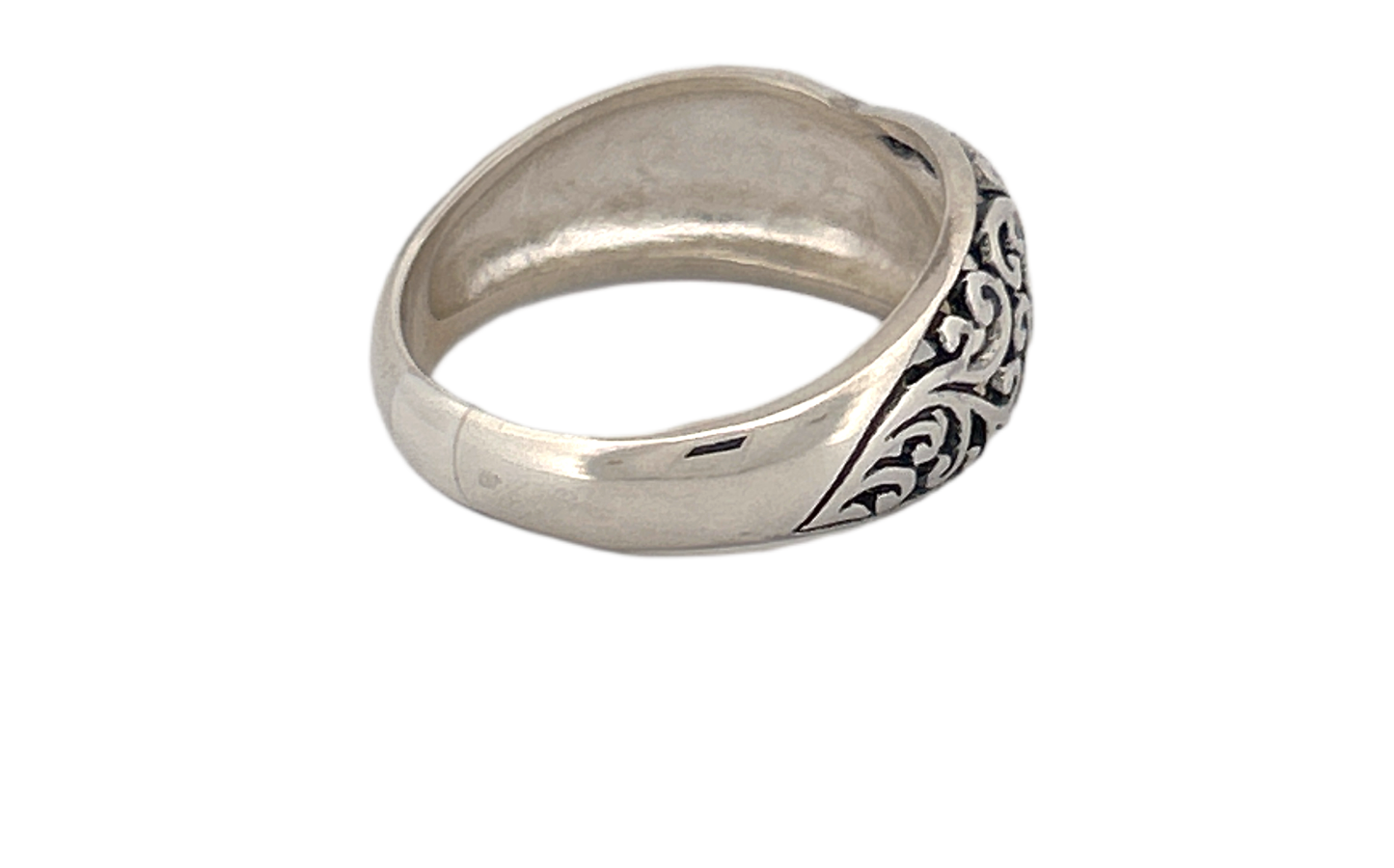 Handcrafted 925 Sterling Silver Hammered & Oxidized Artisan Ring – Unisex Statement Jewelry
