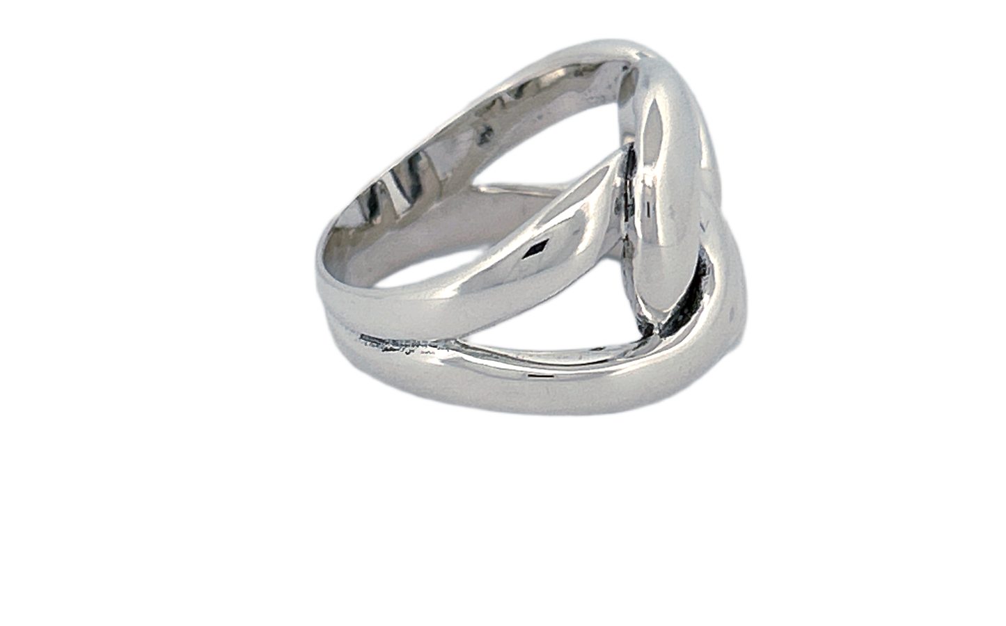 Sterling Silver Knot Ring – Solid Heavy Design