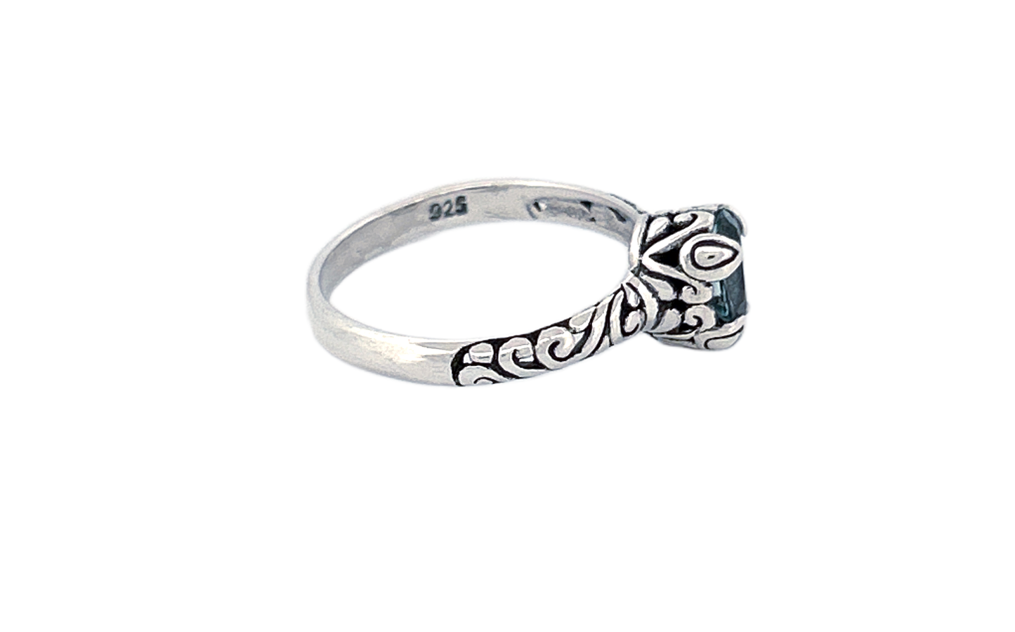 Sterling Silver Gemstone Rings – Blue Topaz or Amethyst