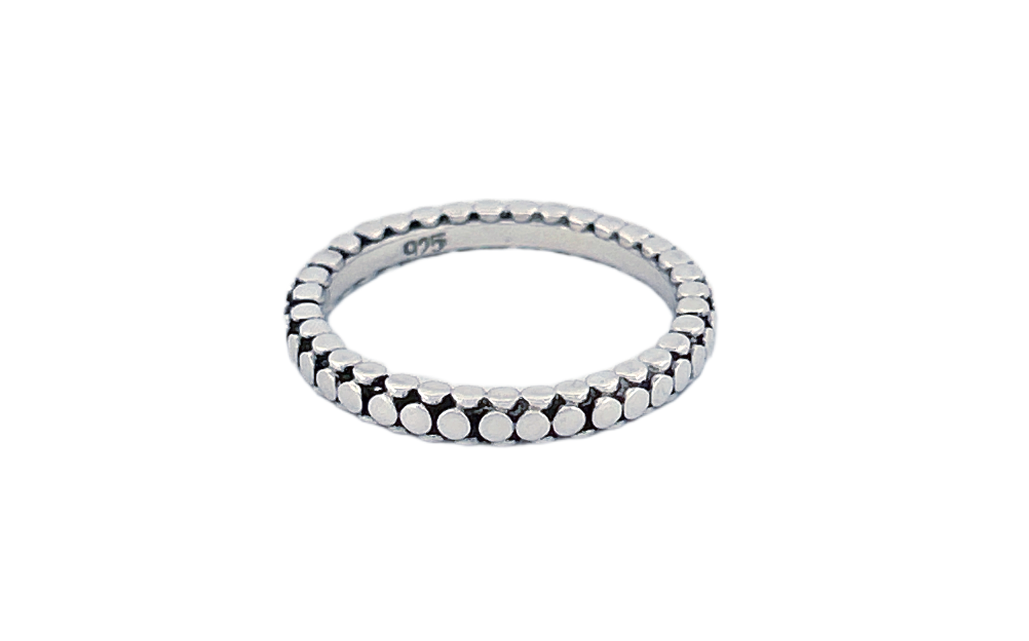 Everyday Wear Minimalist Handcrafted Sterling Silver Band Ring- R83