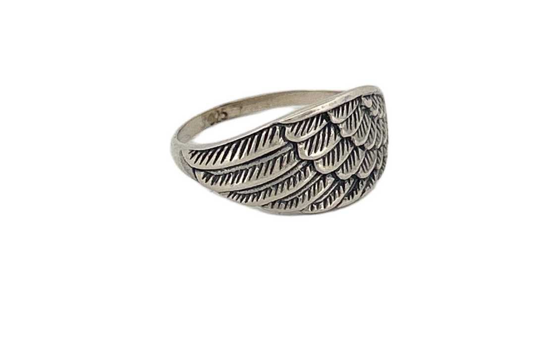 Sterling Silver Wing Ring