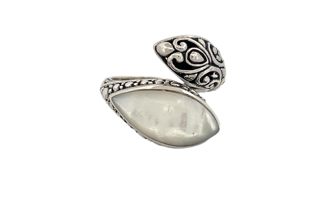 Mother of Pearl Bypass Ring