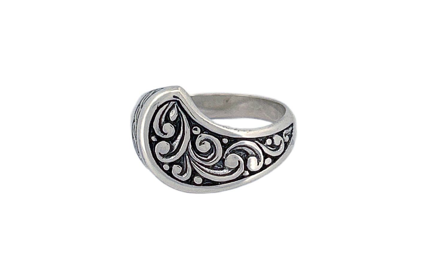 Handcrafted Ornate Silver Ring