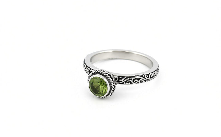 925 Sterling Silver Handcrafted Natural Gemstone Ring-R63