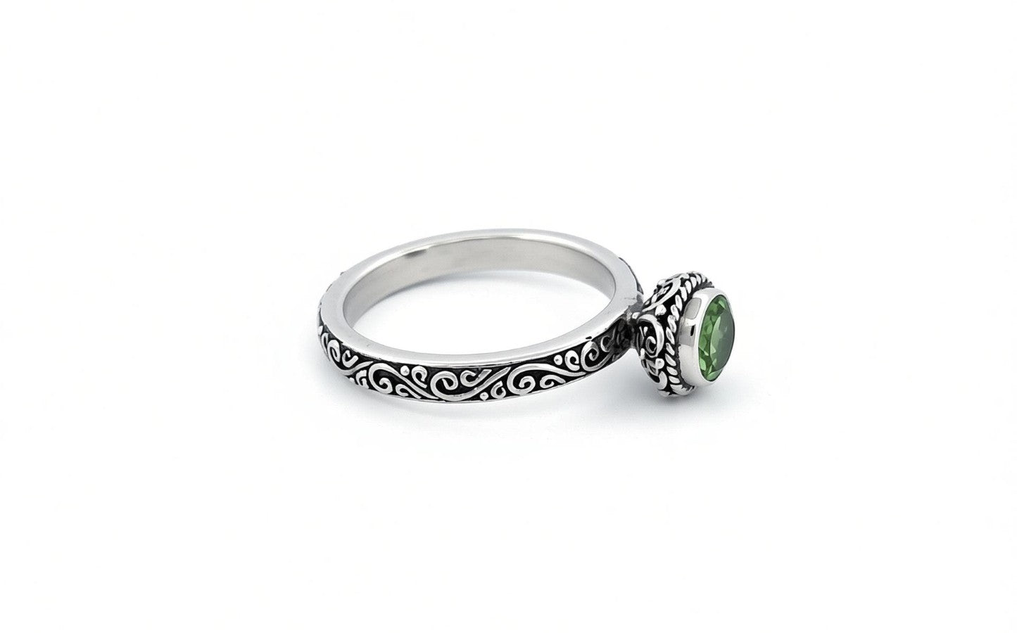 925 Sterling Silver Handcrafted Natural Gemstone Ring-R63