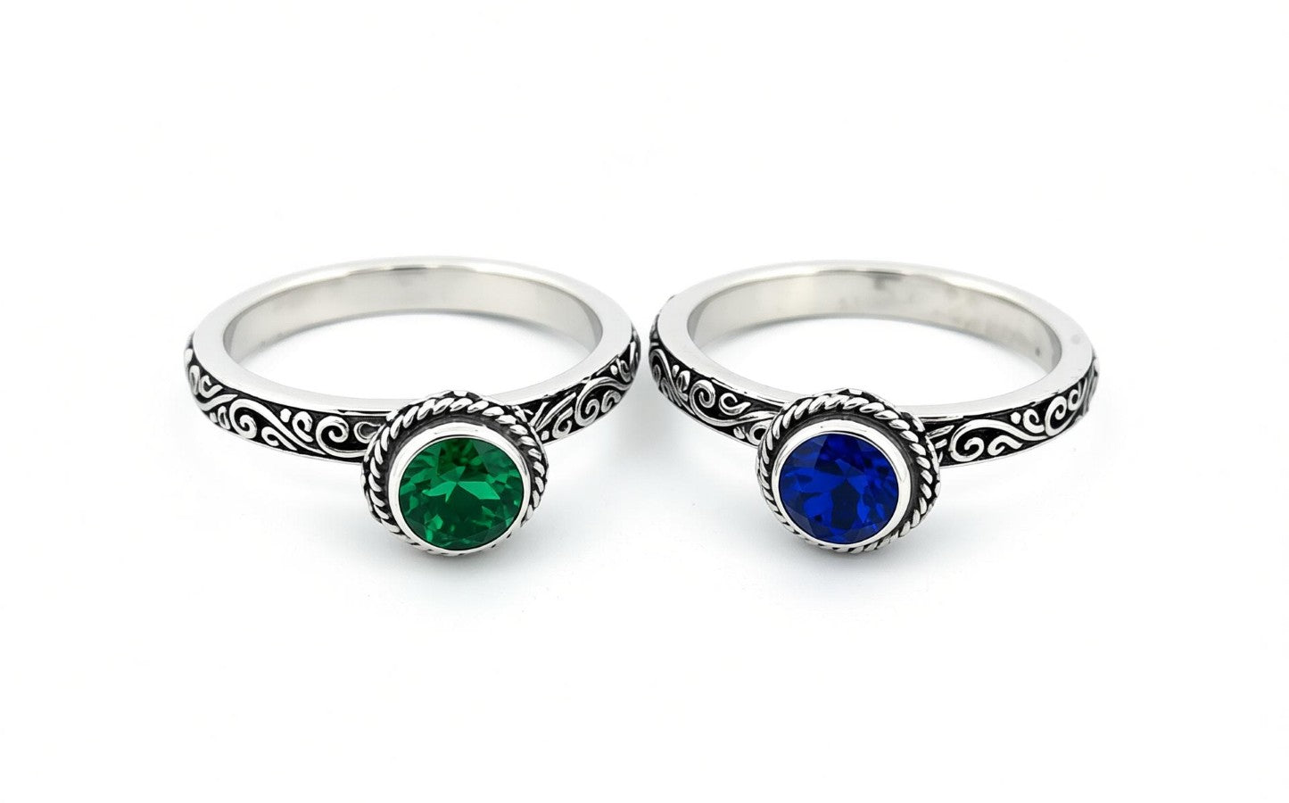 925 Sterling Silver Handcrafted Natural Gemstone Ring-R63